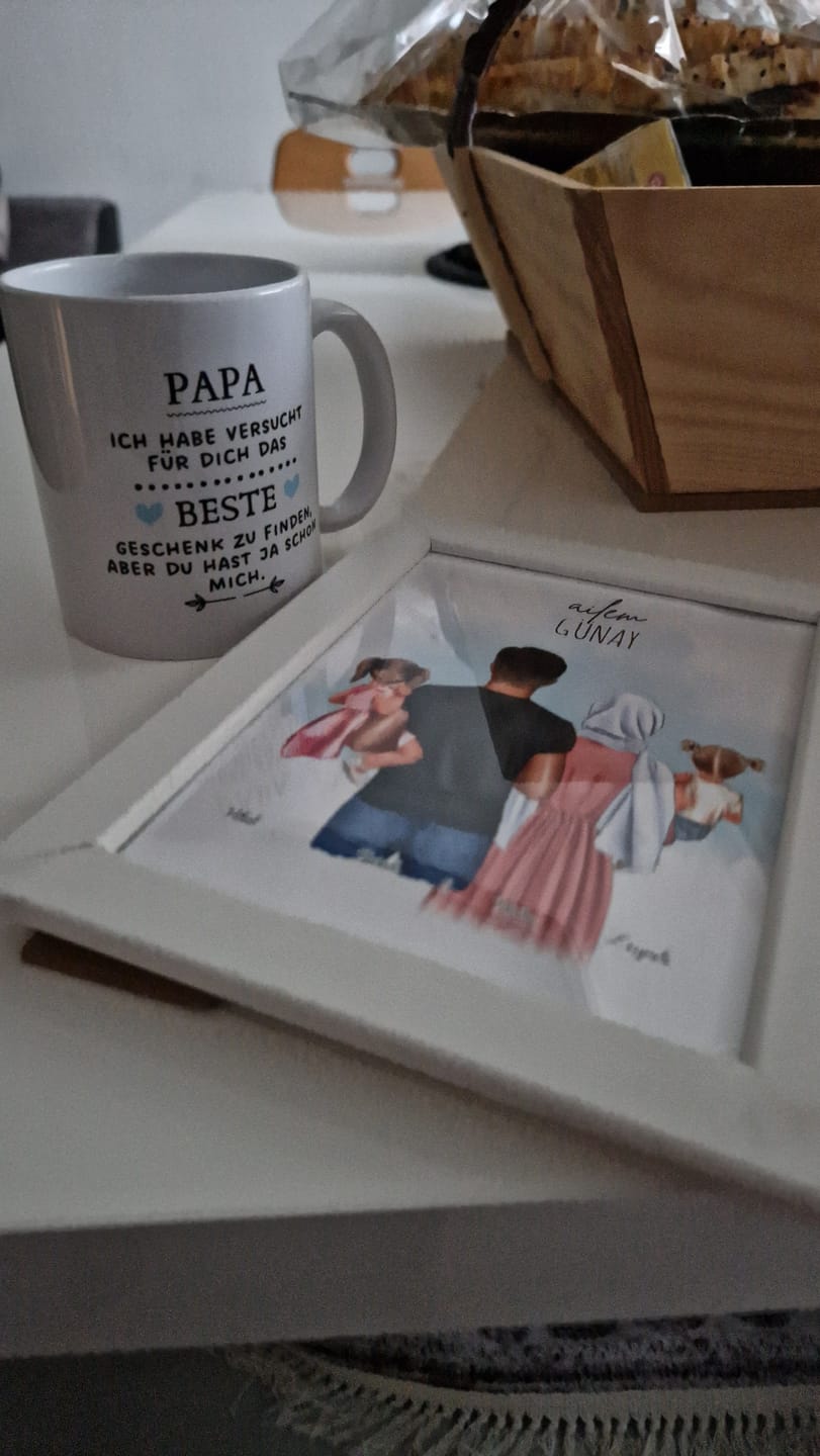 Customer photo review of Familie mit 1-2 Kindern Poster