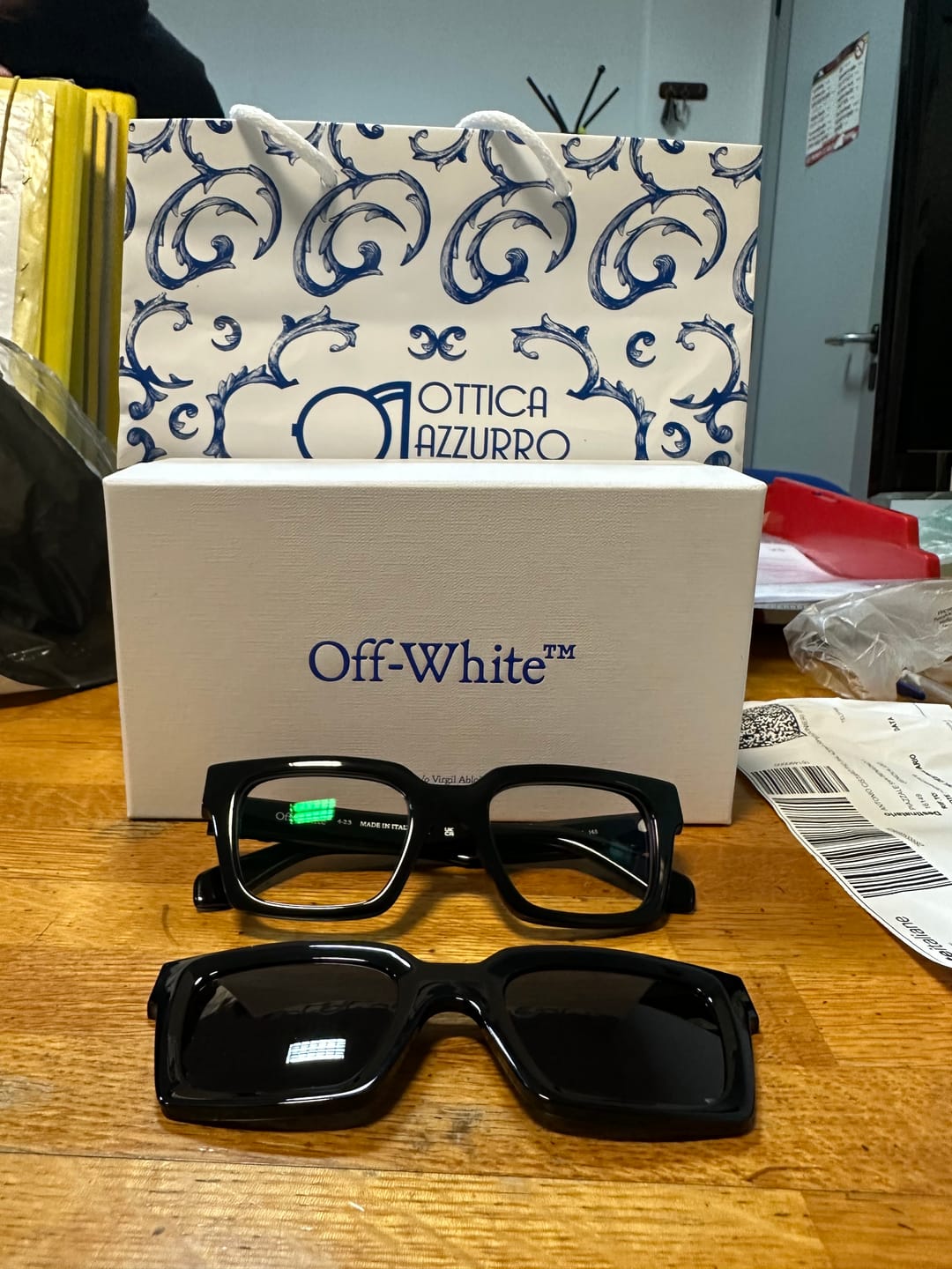 Customer photo review of OFF WHITE - OCCHIALI DA SOLE CLIP ON