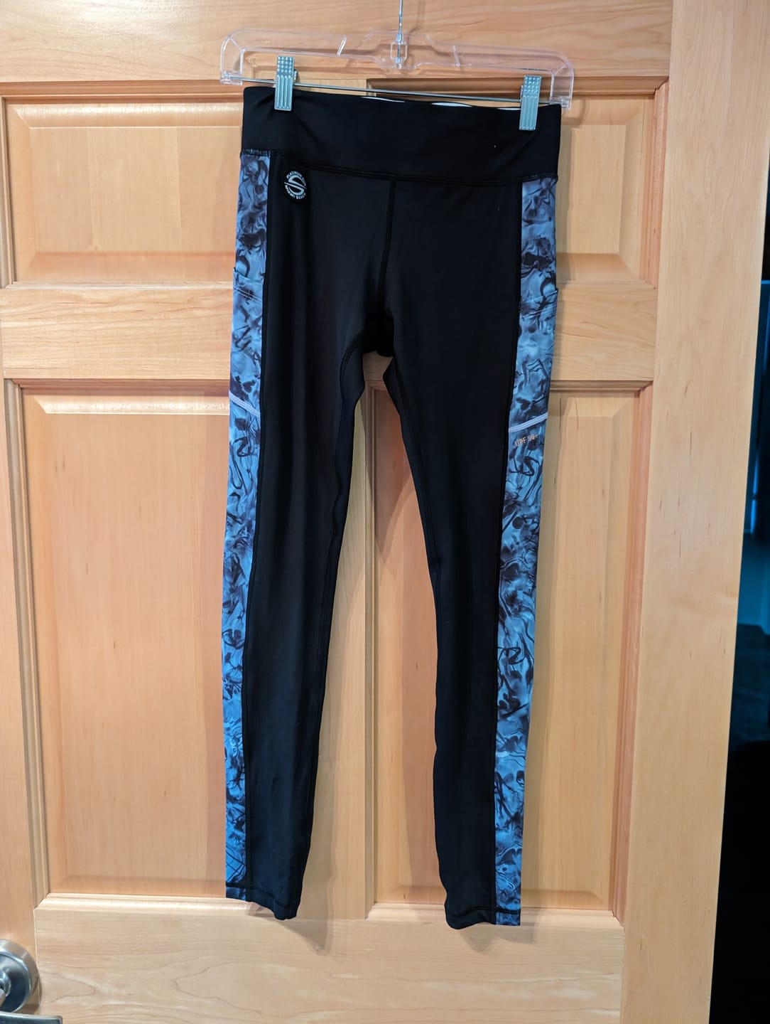 Customer photo review of Swim Leggings for Women UPF 50+| Marble - Black Simple