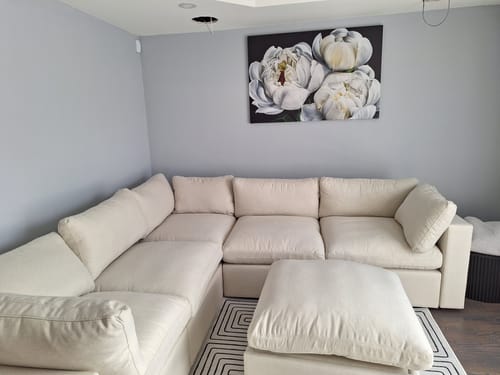 Customer photo review of 'White Peonies' Framed Canvas