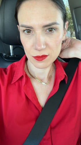 Customer photo review of *NEW* 14k Hollow Choker for Women (7.5MM / 16" Inches) 🤩 JTJ™