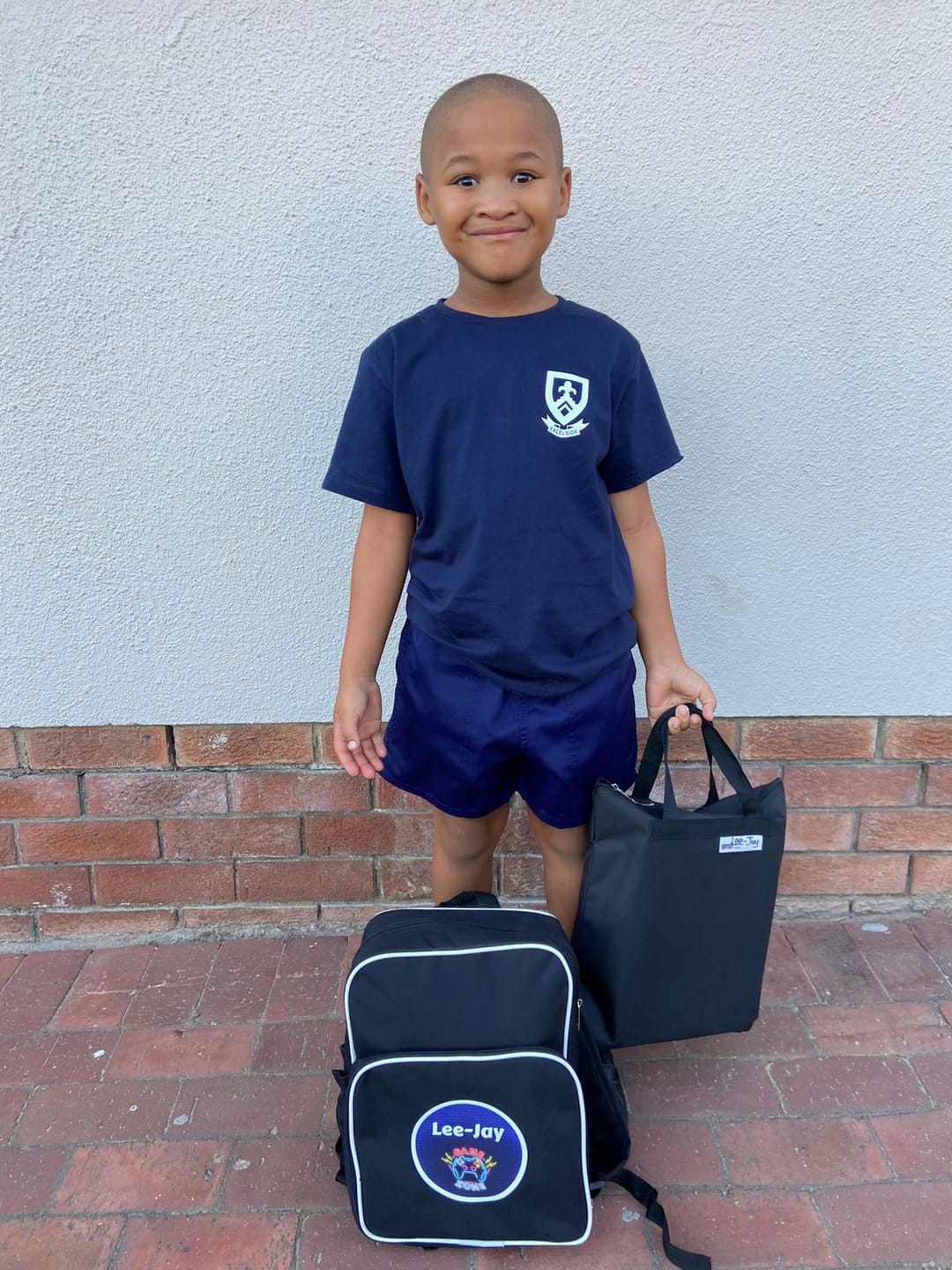 Customer photo review of Kiddies Backpack - Black