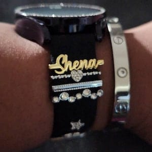 Customer photo review of Apple Watch Band Charms