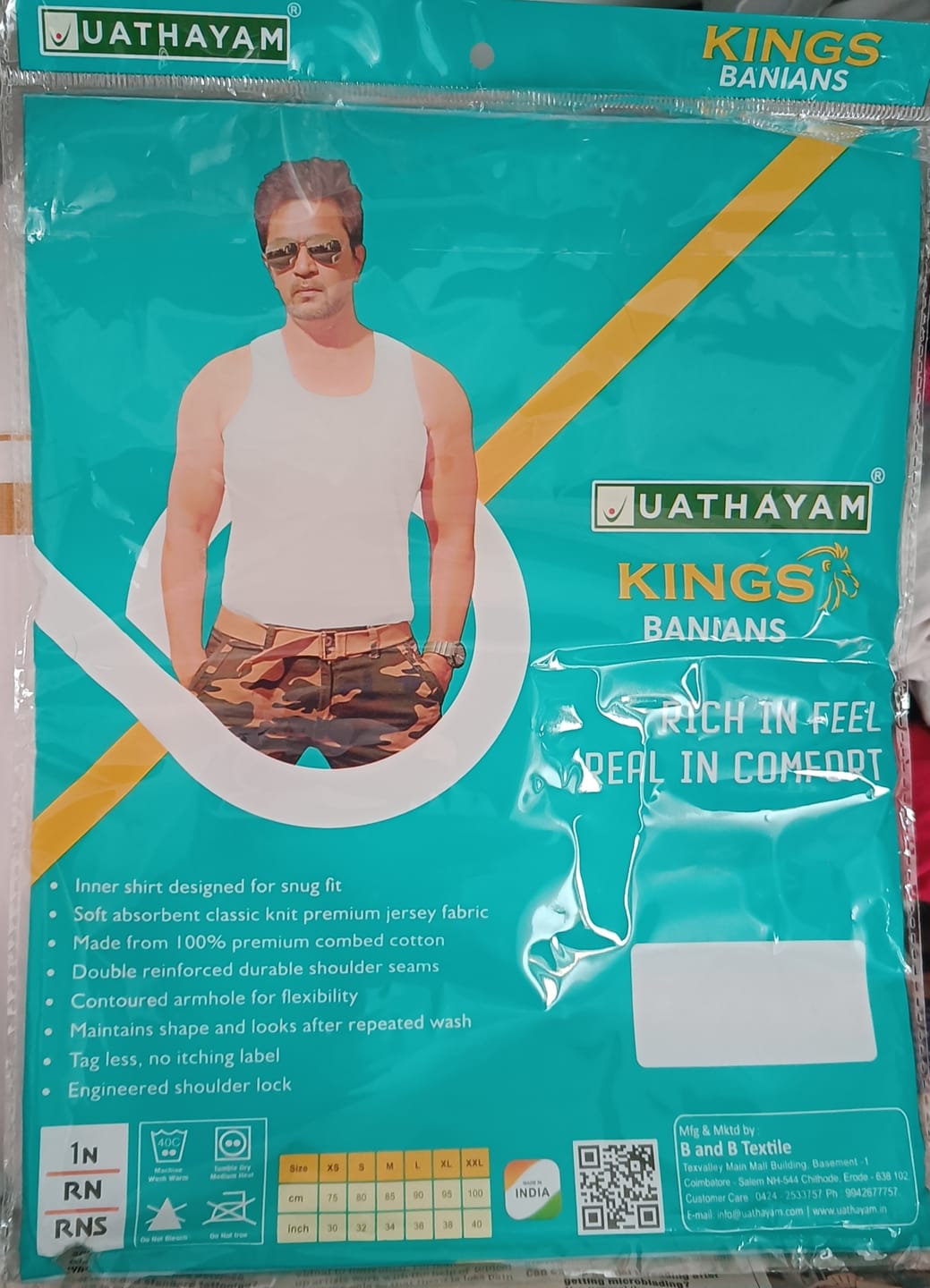 Customer photo review of Kings RNBS Banian (vest)