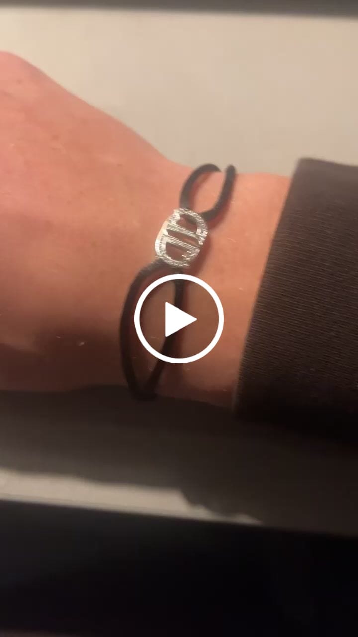 Customer video review of INFINITY MOISSANITE BRACELET. - WHITE GOLD