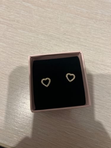 Customer photo review of Herz Ohrstecker