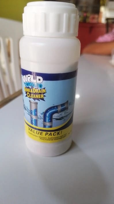 Customer photo review of Powerful Pipe Dredging Agent