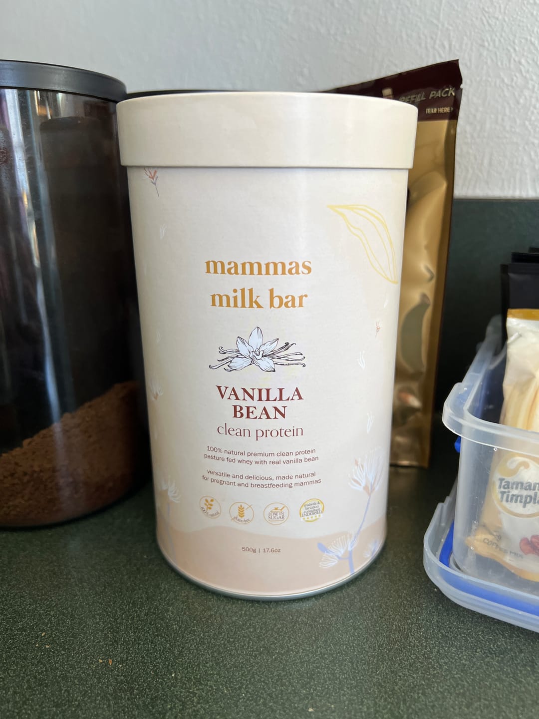 Customer photo review of Vanilla Premium Whey Protein