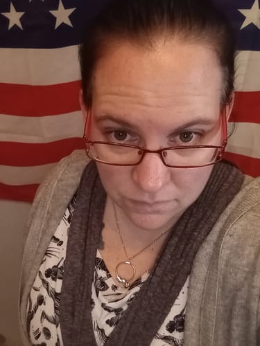 Customer photo review of Kreisanhänger-Kette mit personalisierten Namenskreisen