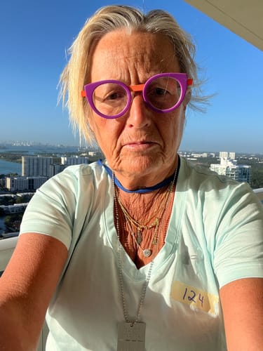 Customer photo review of Israel Map Necklace