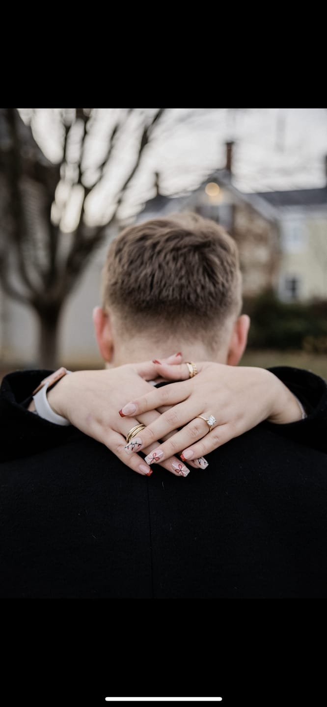 Customer photo review of 2.43CT Round Lab Grown Diamond Solitaire Engagement Ring