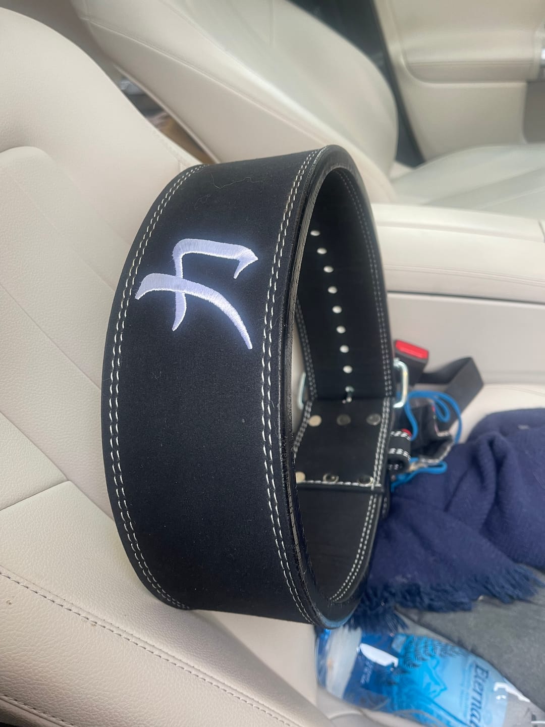 Customer photo review of 13MM Single Prong Belt - Black