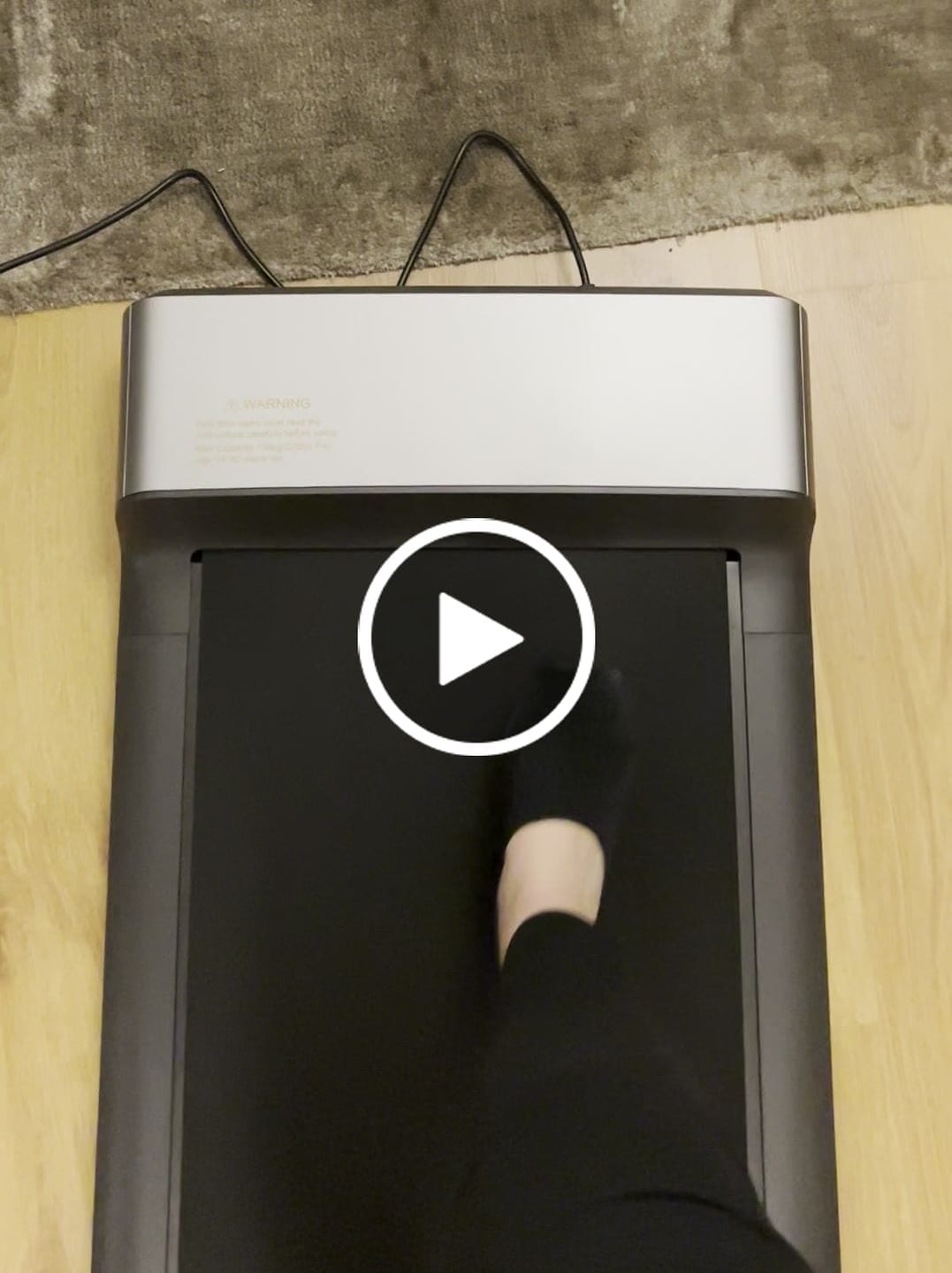 Customer video review of ⚡ WalkingPad P1 Folding Walking Treadmill 3.72MPH 220 lbs For UK