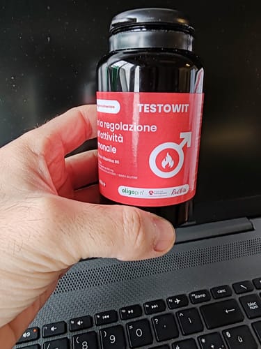 Customer photo review of TESTOWIT - Regolazione ormonale 120 cps NEW!