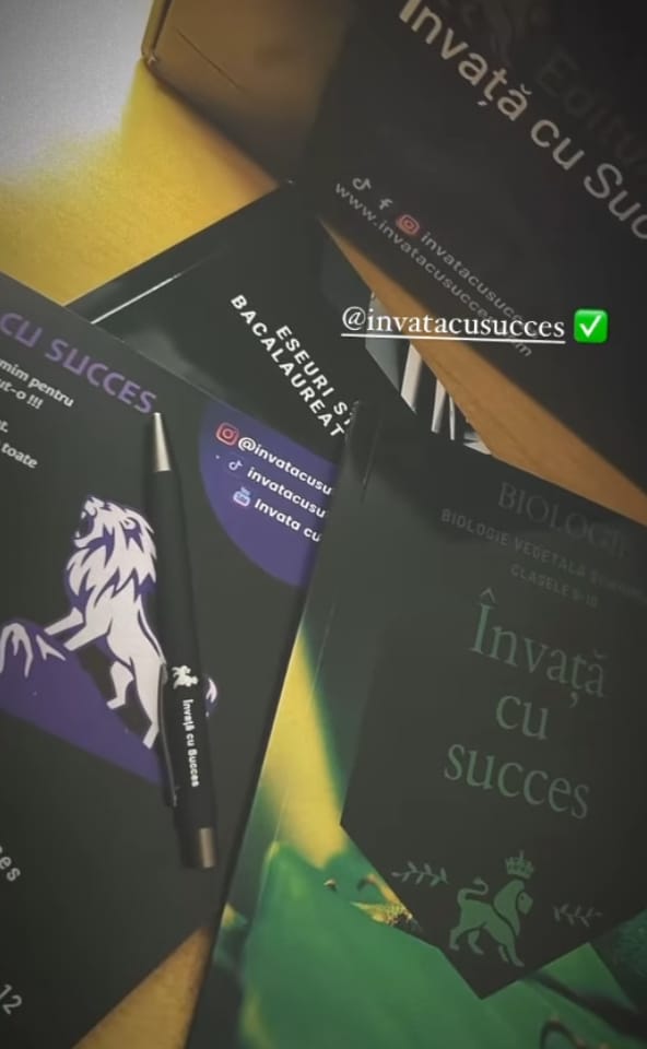 Customer photo review of Învață cu succes - Pachet Bacalaureat | Română + Matematică + Biologie 9-10