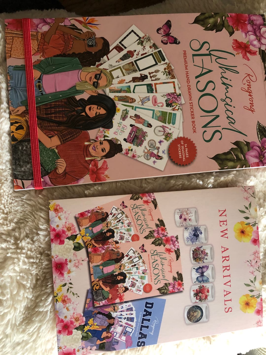 Customer photo review of Whimsical Seasonal Sticker Book