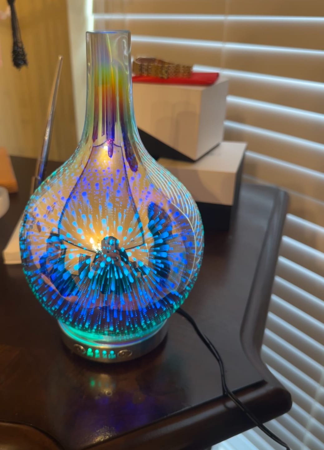 Customer photo review of Oil Aroma Diffuser 3D Glass