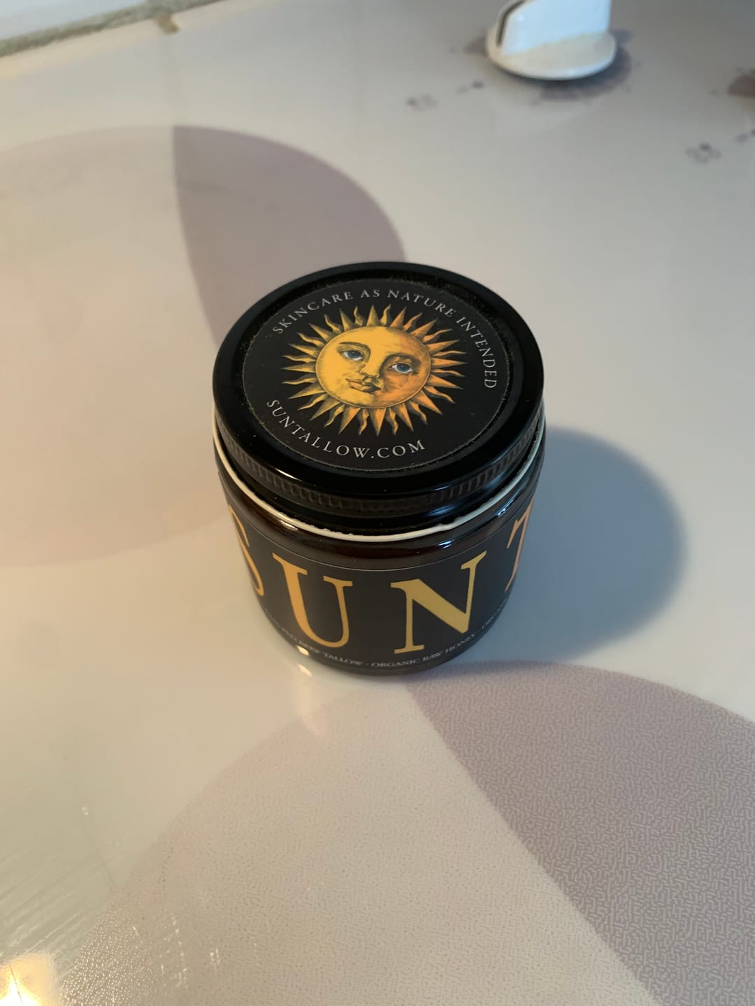 Customer photo review of SUN TALLOW - CLASSIC TALLOW BALM - 4oz.