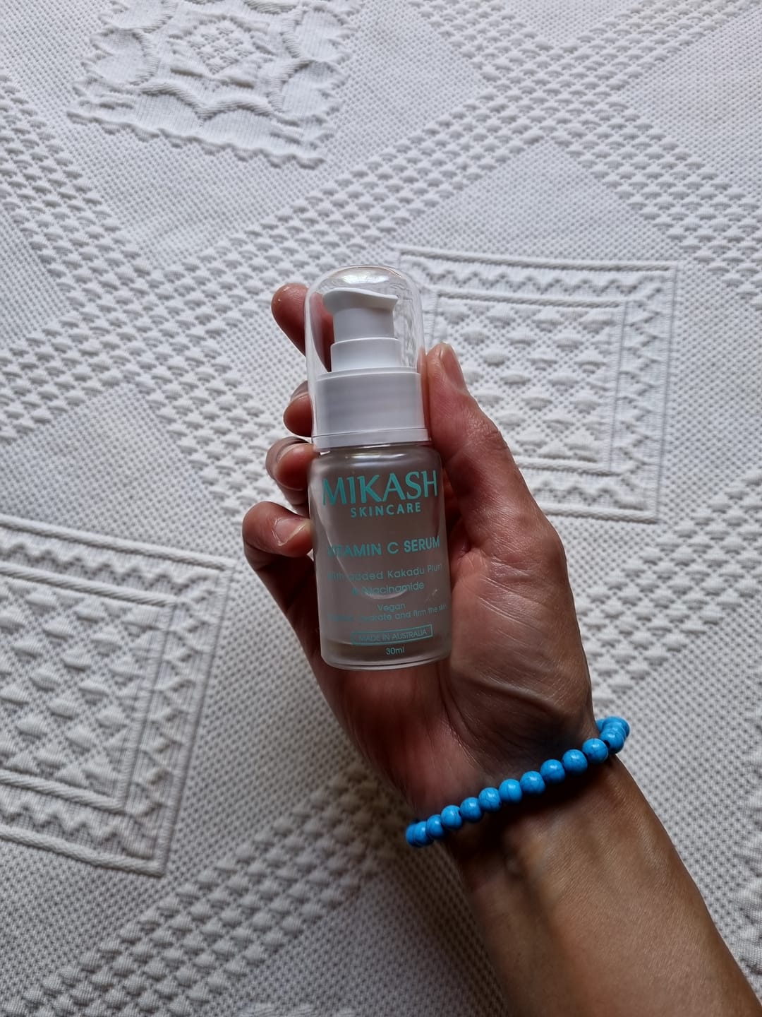 Customer photo review of Vitamin C serum