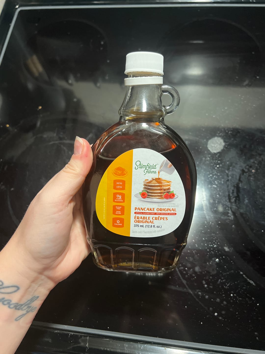 Customer photo review of Slimfield Farms - Sirop d'érable sans sucre 375mL
