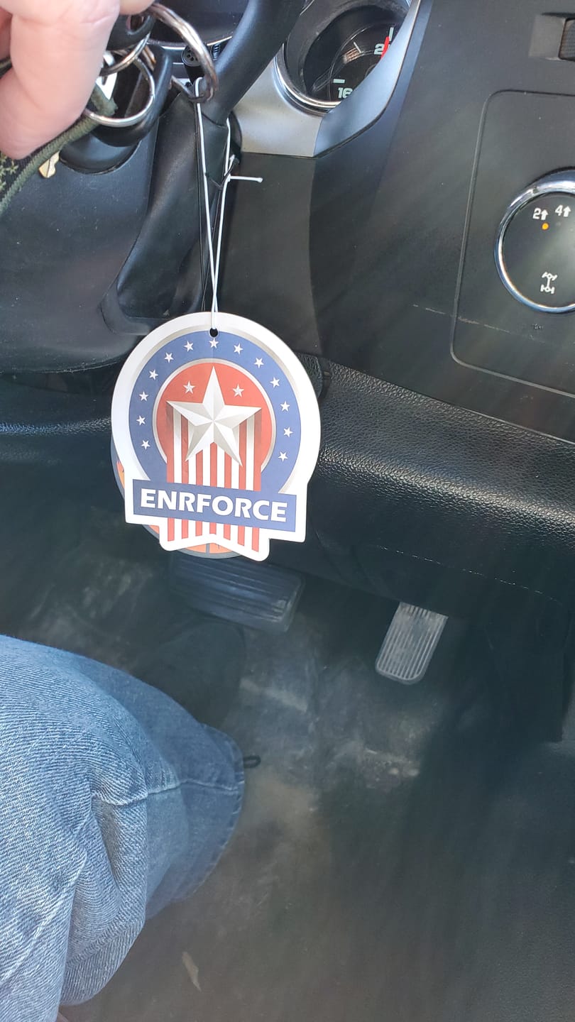 Customer photo review of Captain Air Fresheners (2 Per Pack)