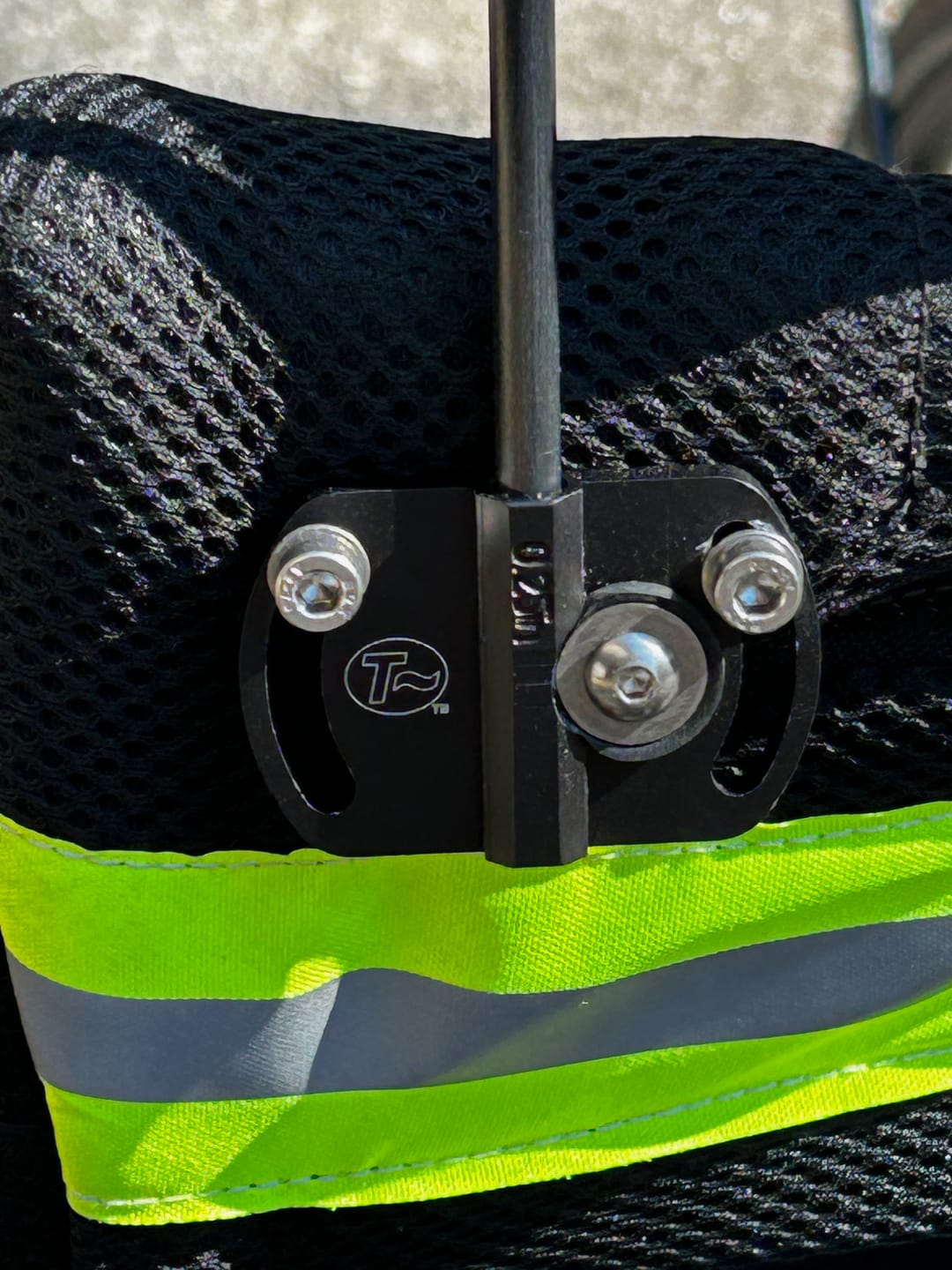 Customer photo review of T-Cycle Flag Mount