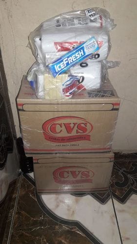 Customer photo review of Cesta Básica Econômica Kit