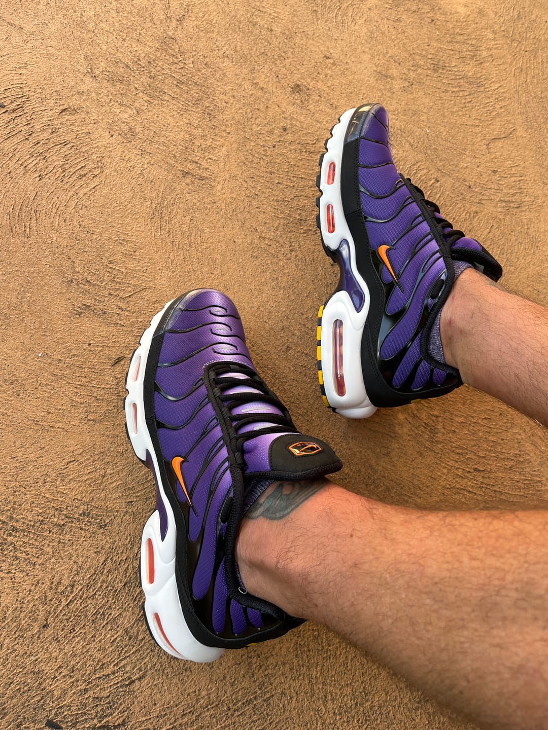 Customer photo review of Nike Air Max Plus OG TN Purple Voltage Men's (2024 Restock)