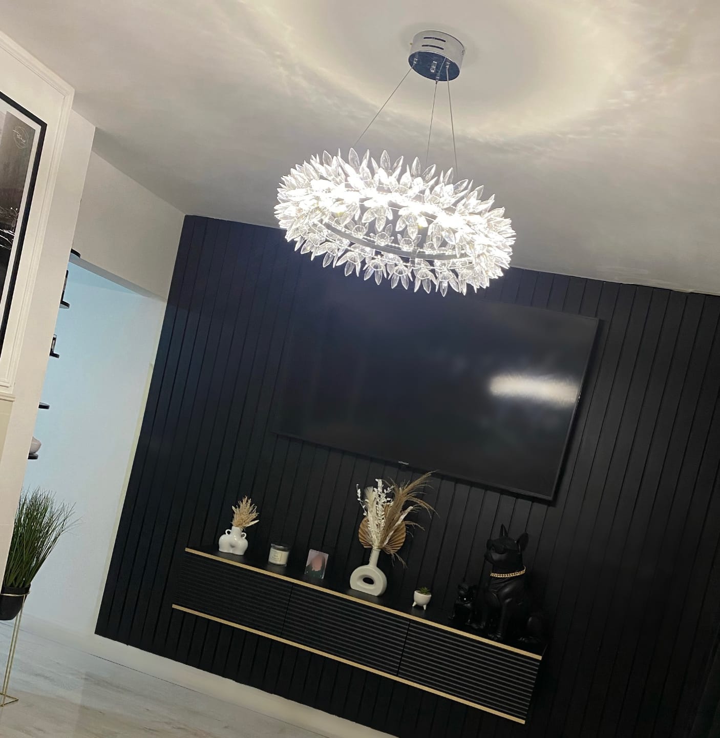 Customer photo review of Moro Floating TV Cabinet 175cm