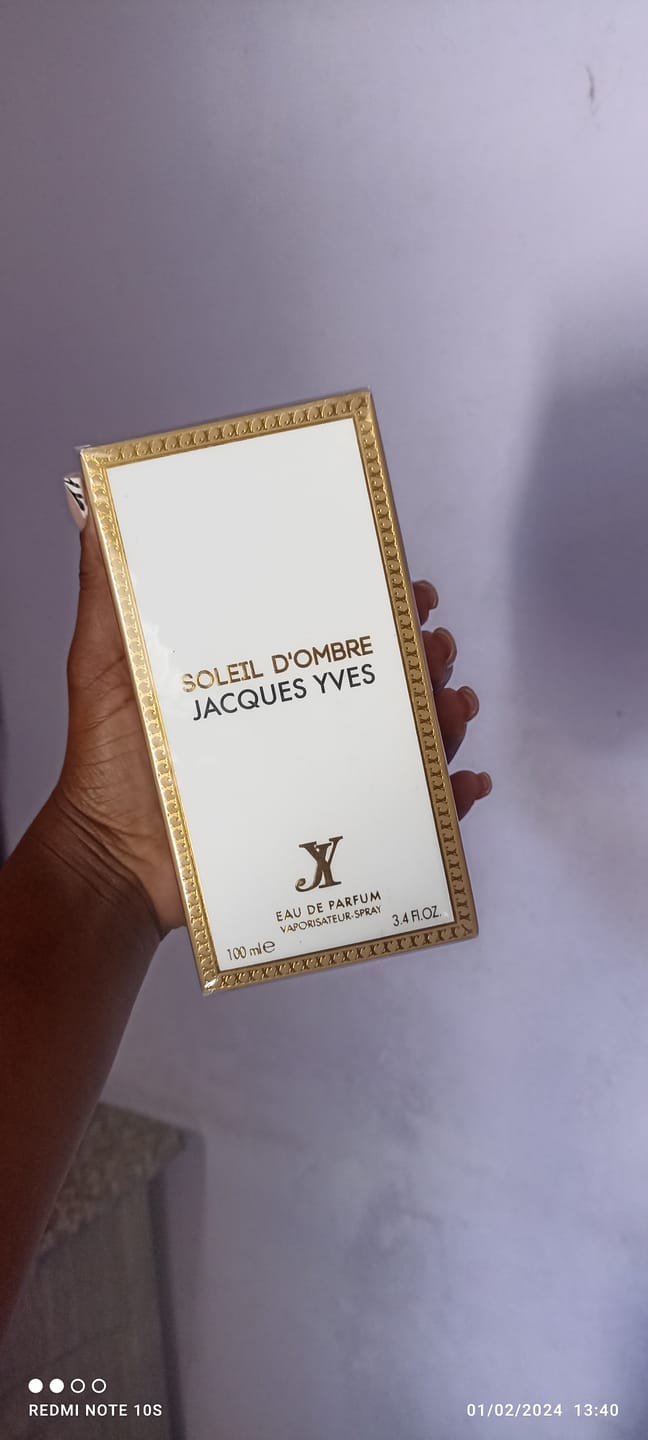 Customer photo review of Soleil D’Ombre Jacques Yves EDP perfume 100ml