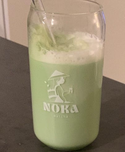 Customer photo review of Verre Dégustation matcha