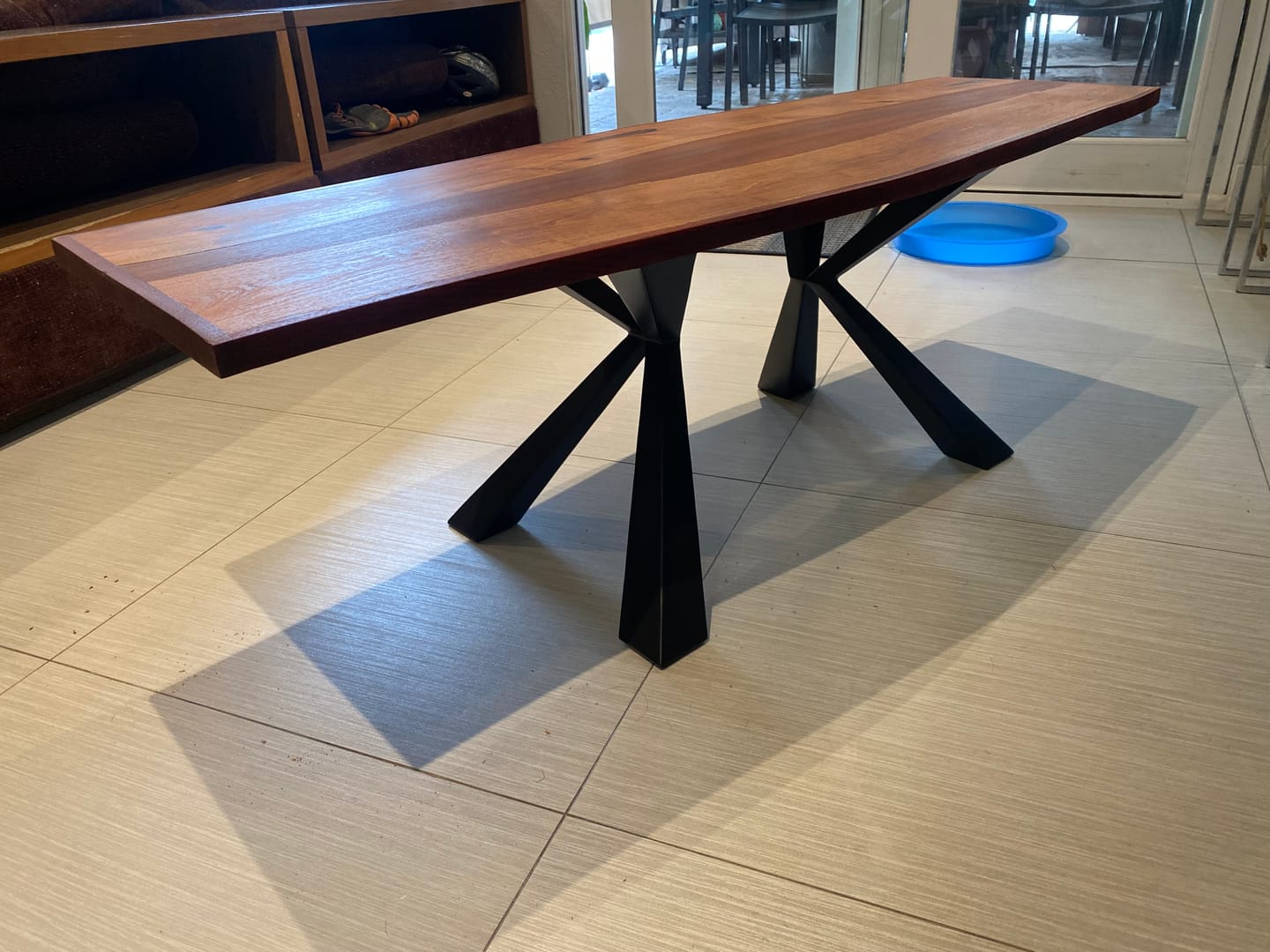 Customer photo review of Bench Legs 125 Kheops 16H Modern Metal Furniture