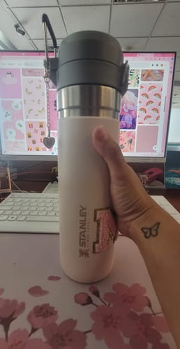 Customer photo review of Botella Termica Quick Flip Stanley Rosa Palo | 709 Ml