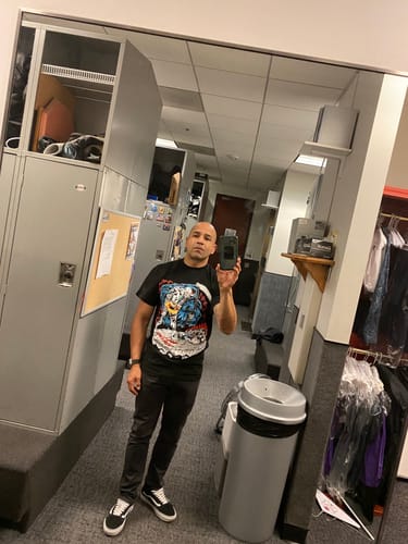 Customer photo review of JOSH EMMETT MOMENTS TEE