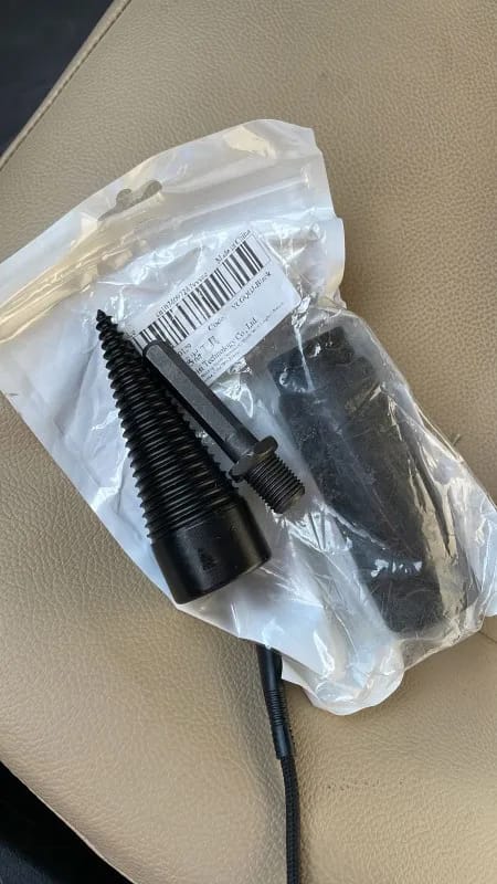 Customer photo review of Wood Splitter Drill Bit