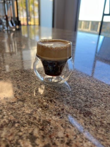 Customer photo review of PROPEL Espresso Glass Set