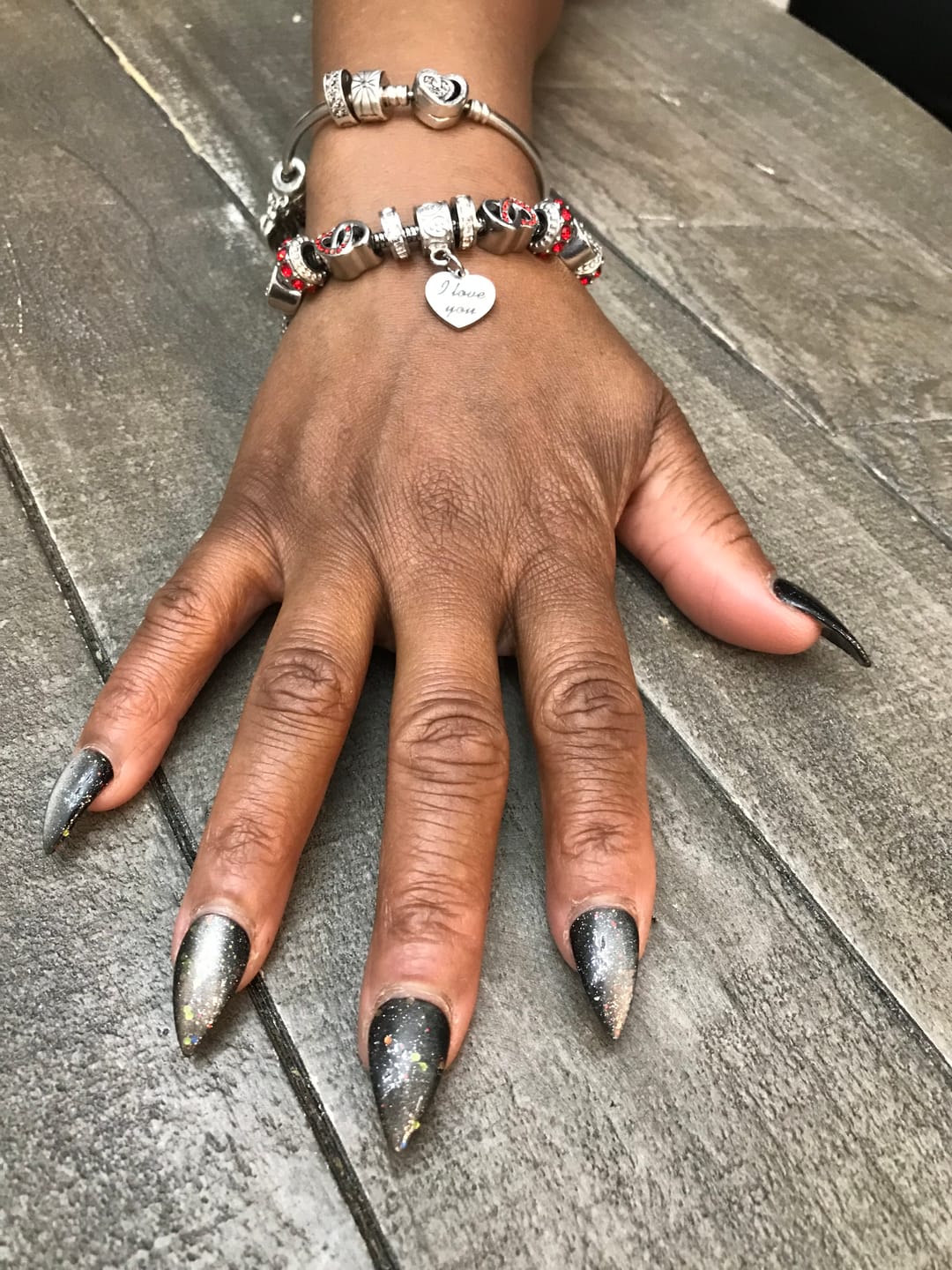 Customer photo review of I Love You Bracelets