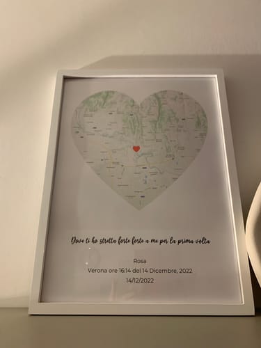 Customer photo review of Il luogo dove tutto è cominciato - Poster Personalizzato