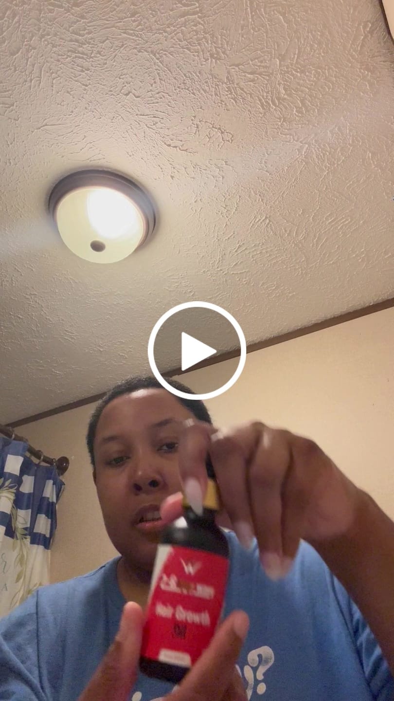 Customer video review of Hair Growth Oil 2oz Premium Quality