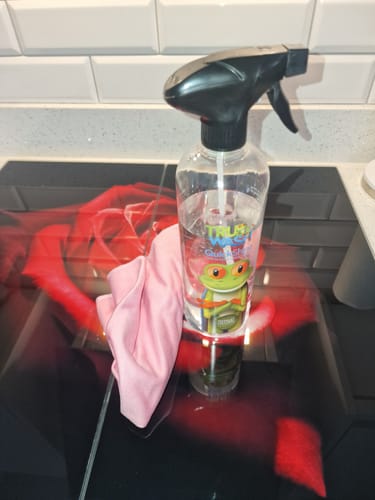 Customer photo review of TruWASH Professional Glass Polishing Cloth