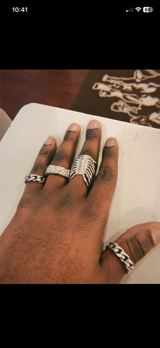 Customer photo review of RIBCAGE RING