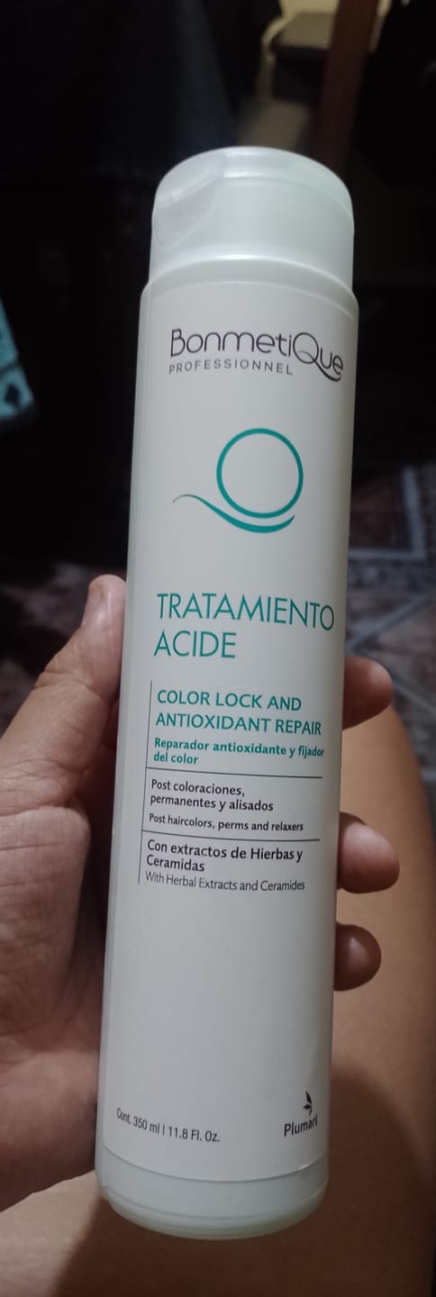 Customer photo review of Tratamiento Acide Bonmetique