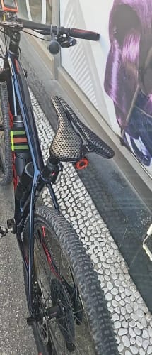 Customer photo review of CarbonX Bicycle Saddle - ExtremLight 170g - 3D Printed Seat Cushion - Breathable