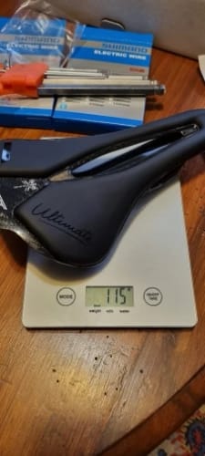 Customer photo review of CarbonX Ultimate - Super Ultralight Carbon Saddle - Black - 115g