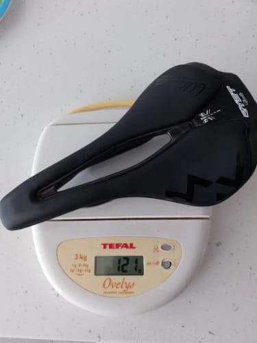 Customer photo review of CarbonX Ultimate - Super Ultralight Carbon Saddle - Black - 115g