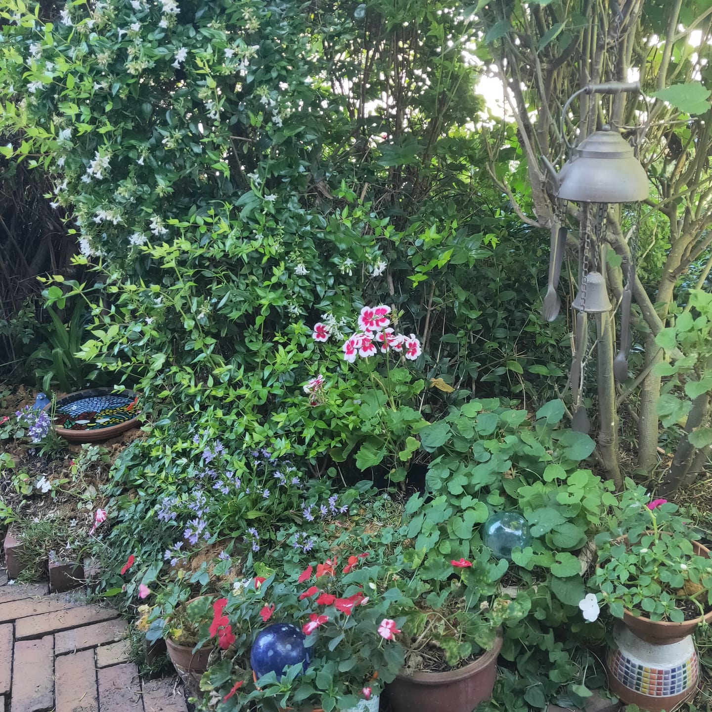 Customer photo review of 60cm Cast Iron Kettle Wind Chime