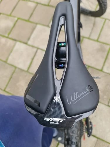 Customer photo review of CarbonX Ultimate - Super Ultralight Carbon Saddle - Black - 115g