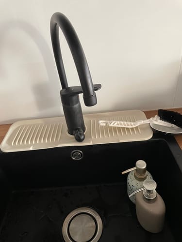 Customer photo review of Silikoni pesuallas hana Splash Guard matto