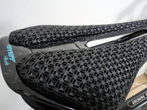 Customer photo review of CarbonX Ultimate - 3D Printed Cushion - Super Ultralight Carbon Saddle - Black - 140g