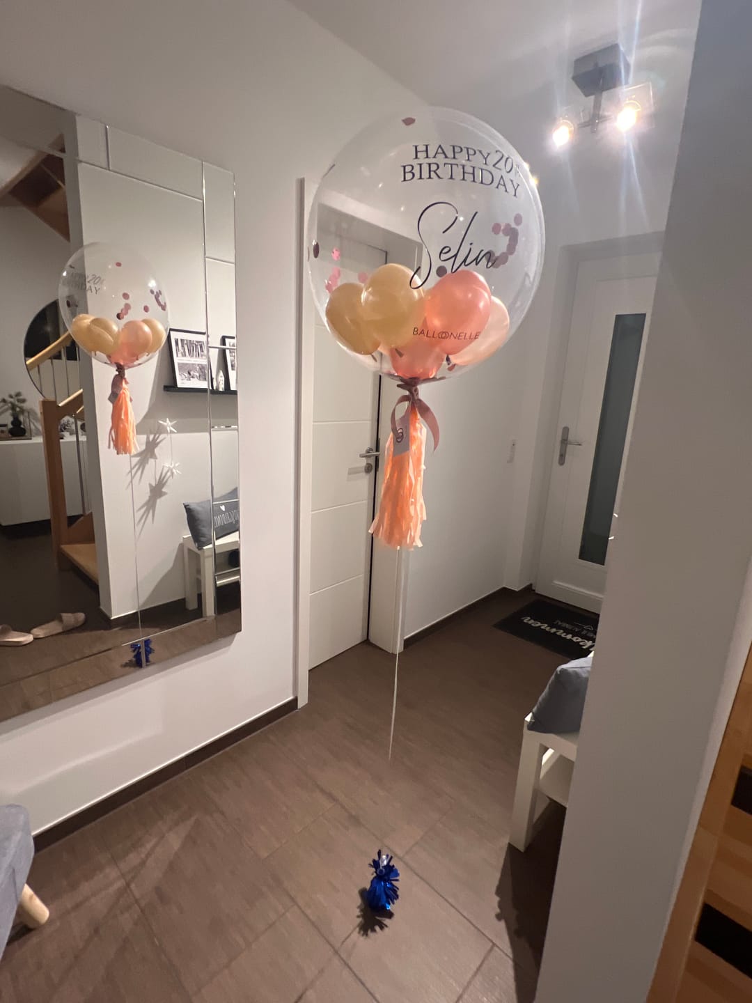 Customer photo review of Nude Designer Ballon